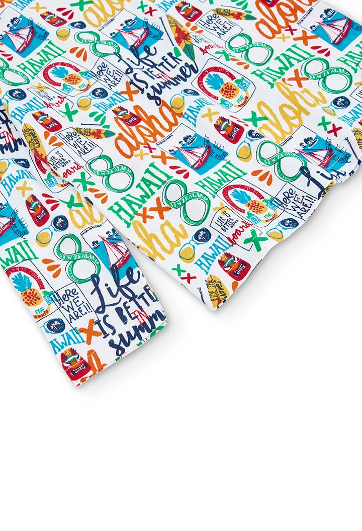 Pijama punto de niño - orgánico