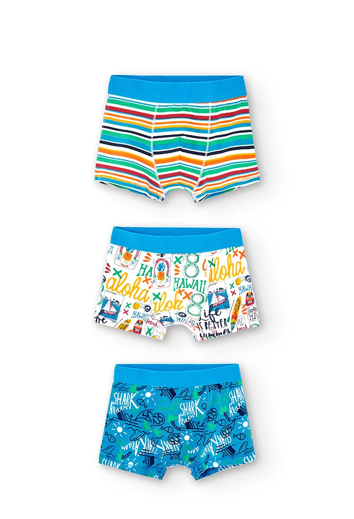 Pack 3 boxers de niño - orgánico