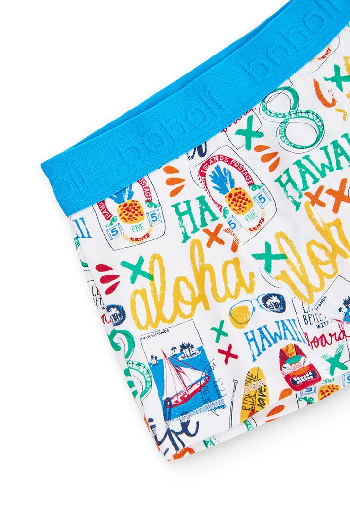 Pack 3 boxers for boy - organic