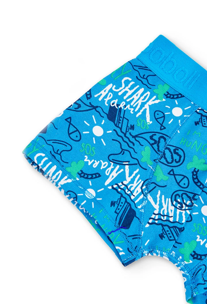 Pack de 3 boxers pour garçon - organique