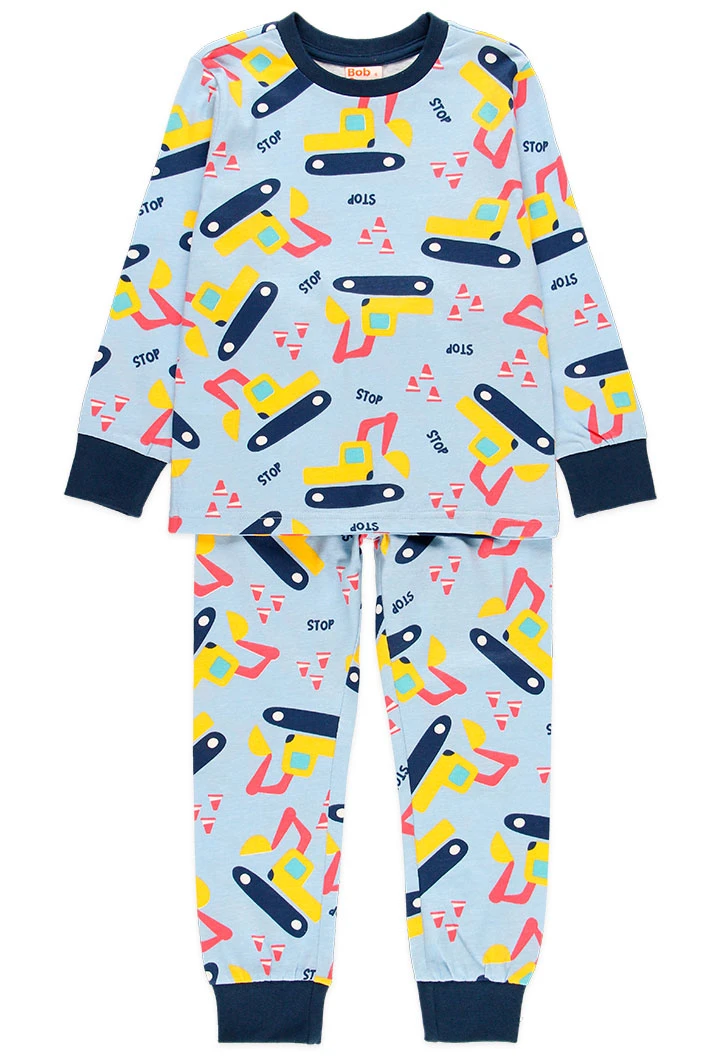 Pijama für Jungen de color blau