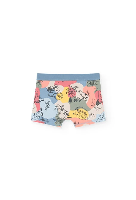 Lot de trois boxers pour garçon en bleu