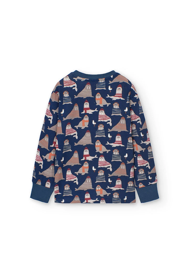 Pijama per a nen amb estampat d\'animals