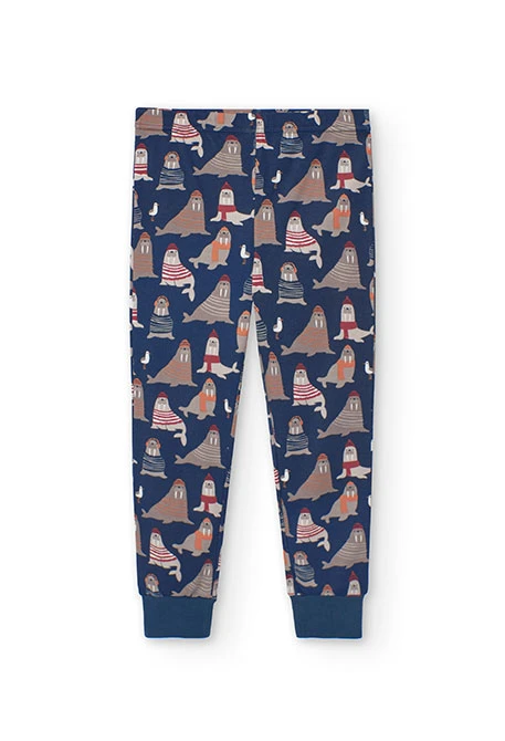 Pijama para criança com estampado de animais