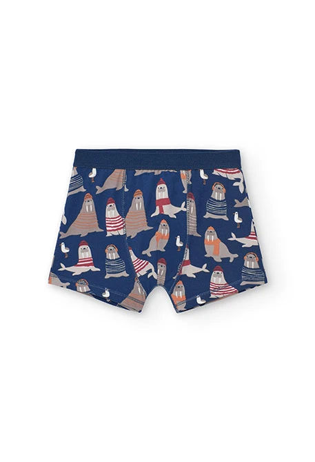 Pack of three boxers for boys with prints