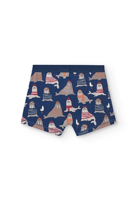 Pack of three boxers for boys with prints