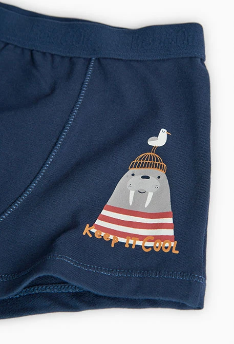 Pack di tre boxer per bambino con stampe