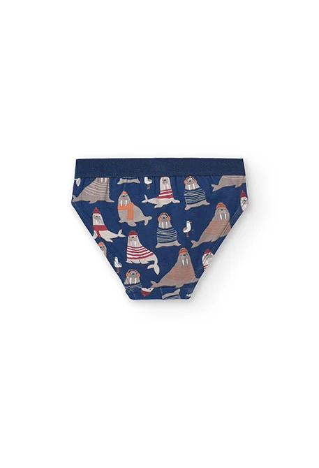 Pack di tre boxer per bambino in grigio