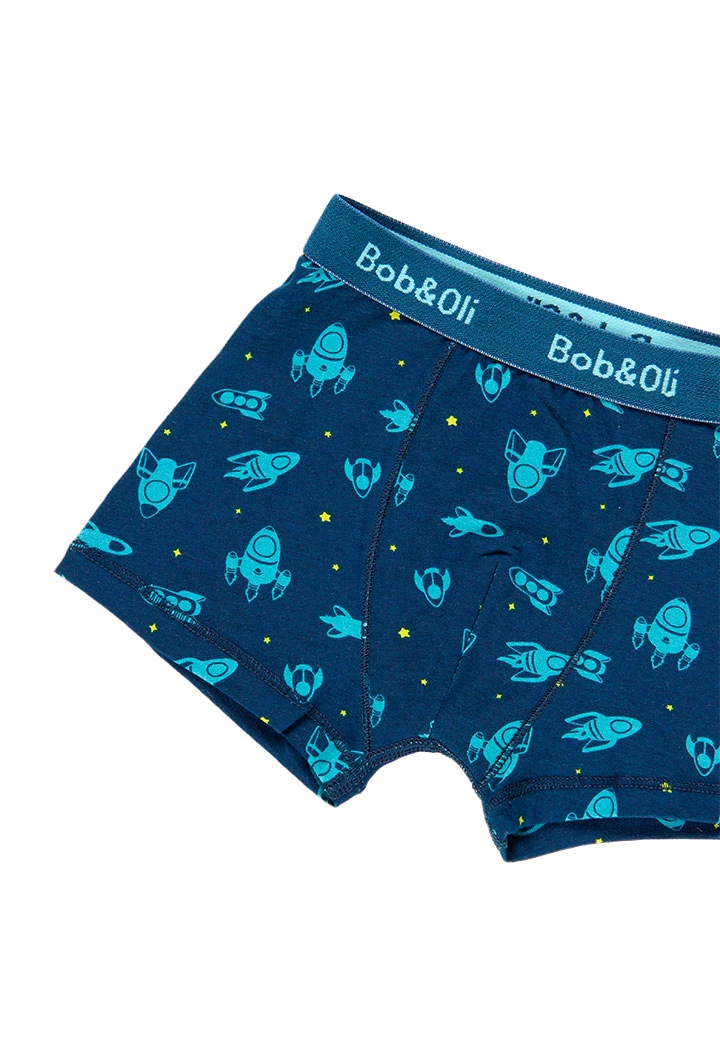 Pack de 3 boxers pour garçon - organique
