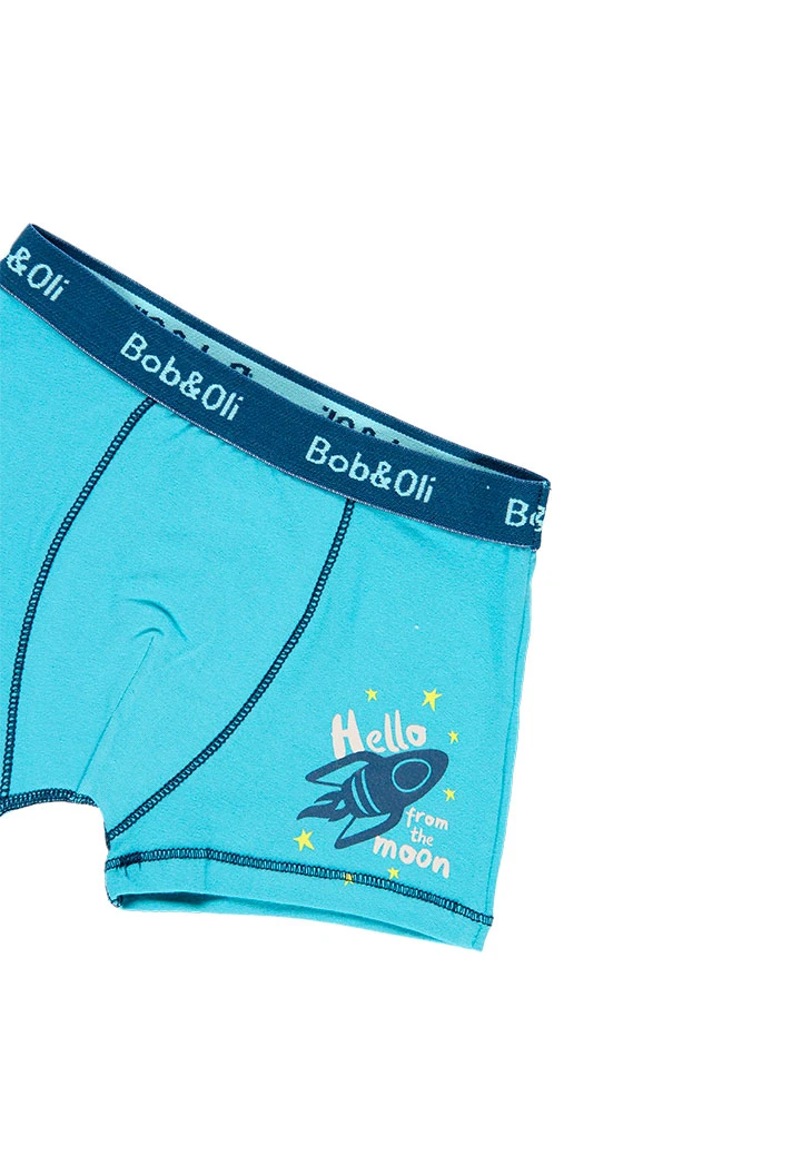 Pack de 3 boxers pour garçon - organique