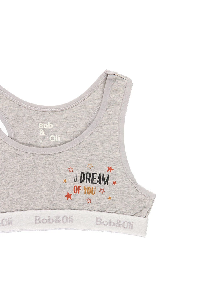 Pack 2 tops for girl - organic