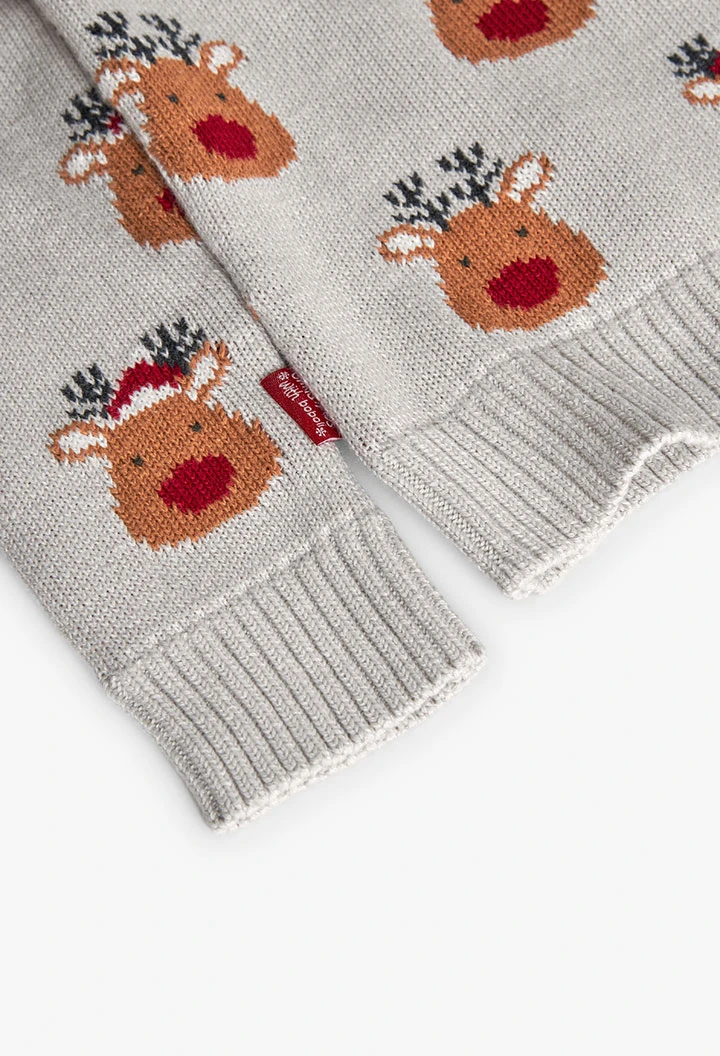 Family reindeer jumper