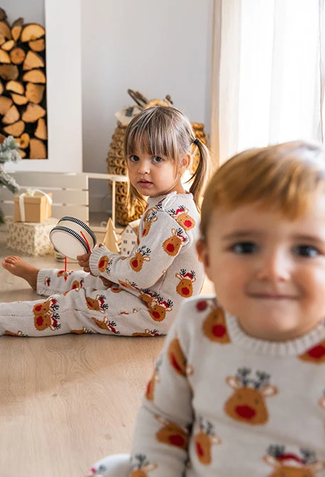 Pijama bébé rennes