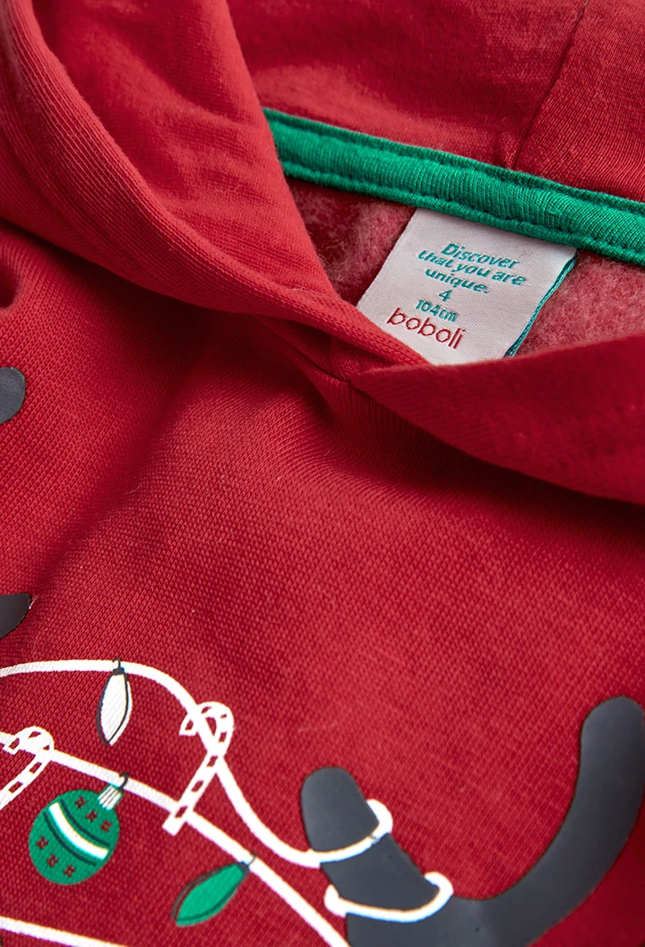 Sweat en molleton avec capuche unisex