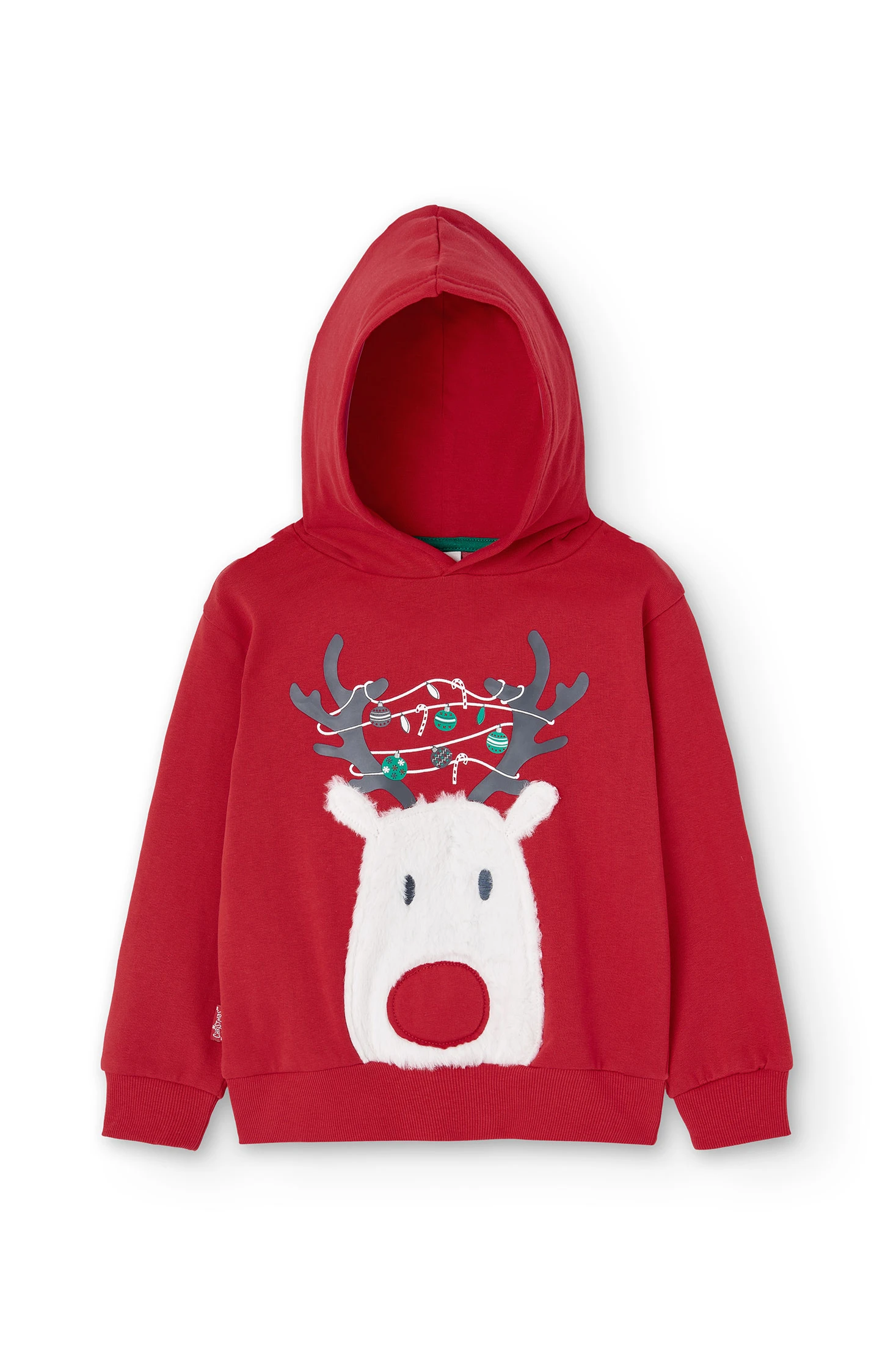 Reindeer cheap hooded sweatshirt