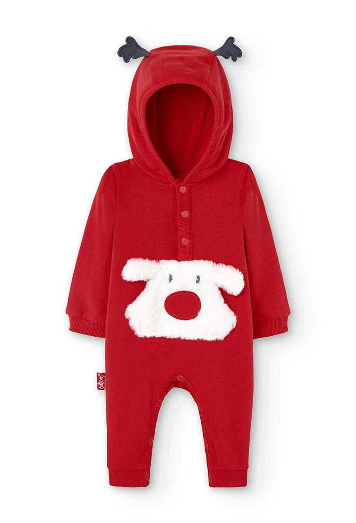 Fleece play suit for baby -BCI