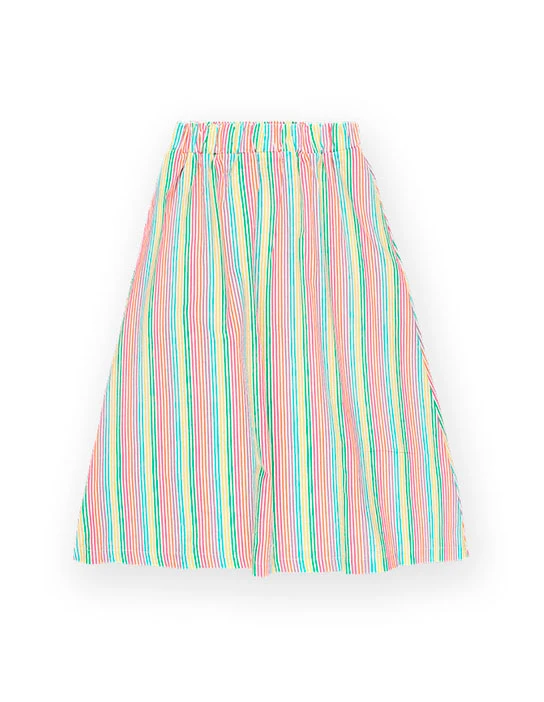 SEWING KIT MIDI SKIRT AGATHA MULTICOLOURED STRIPES