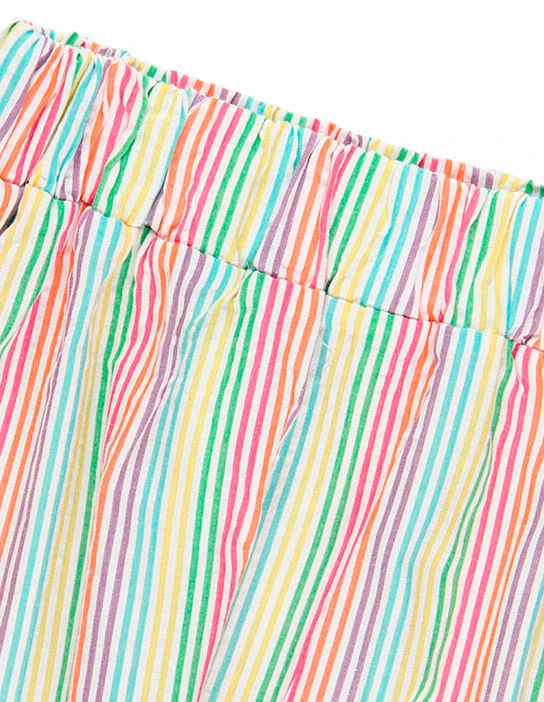 SEWING KIT MIDI SKIRT AGATHA MULTICOLOURED STRIPES