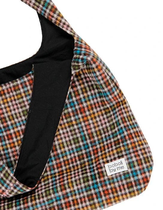 KIT COSTURA SACO ALICIA QUADROS MULTICOLORIDOS