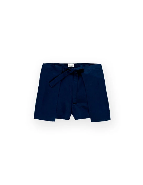 NÄHZEUG SHORTS GRACE LEINEN NAVY