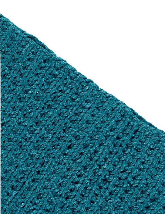 KIT PER LAVORARE A MAGLIA COLLO OVERSIZE GRETA COLORE ACQUA