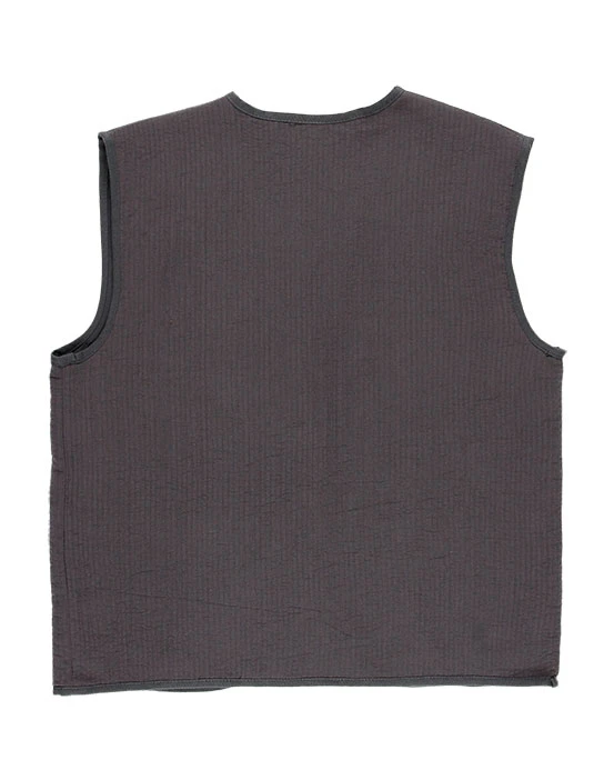 KIT DE COUTURE GILET JUNKO GRIS GRAPHITE