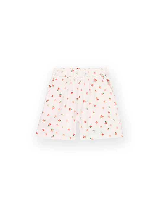 NÄHZEUG BERMUDA KHALO BERMUDASHORTS KLEINE BLUMEN