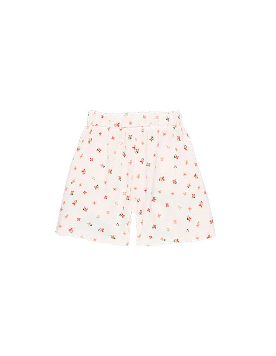 NÄHZEUG BERMUDA KHALO BERMUDASHORTS KLEINE BLUMEN