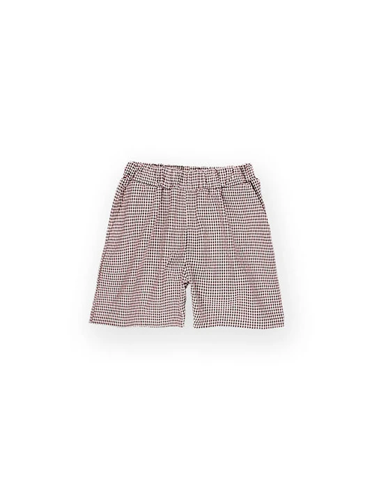 SEWING KIT KHALO BERMUDA SHORTS GREY CHECKS