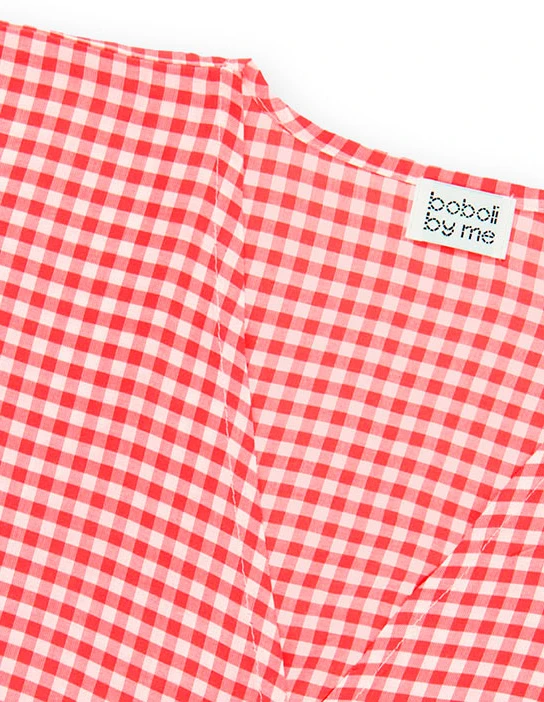 NÄHZEUG OLIVIA ROT VICHY CROSS SHIRT