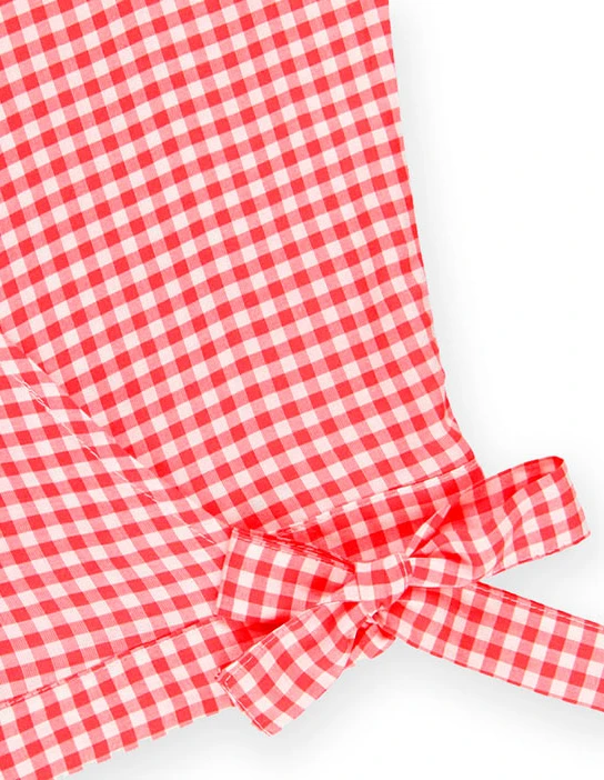 SEWING KIT OLIVIA RED VICHY CROSS SHIRT