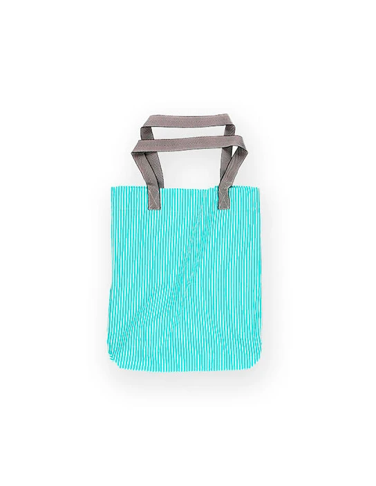 KIT DA CUCITO TOTE BAG TOTE BAG XL KING STRIPES TURCHESE VERDE