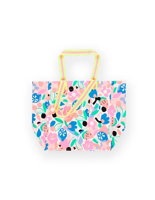 SACO DE COSTURA TOTE BAG XL KING PRINT MOTIVOS COR-DE-ROSA